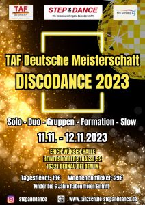 TAF Deutsche Meisterschaft DiscoDance 2023 💥